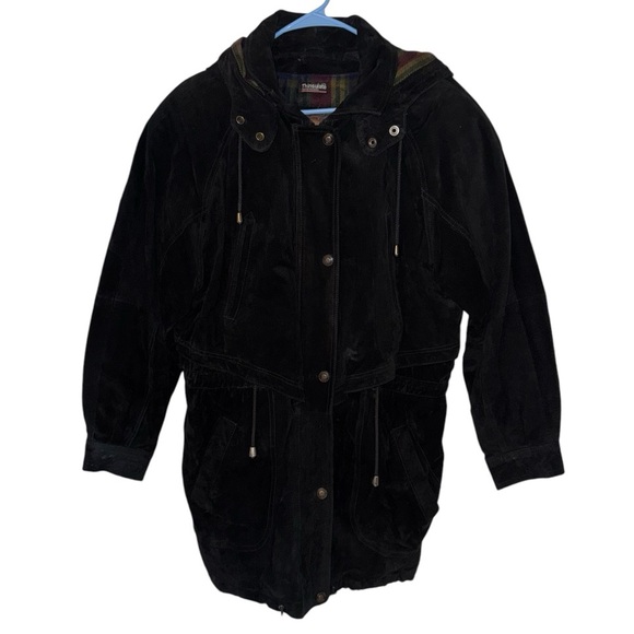 Wilsons Adventure Bound Suede Leather Coat Heavy Duty - Picture 1 of 7